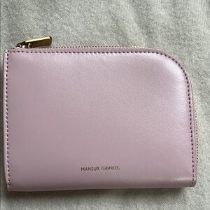 Mansur Gavriel Pink Leather Wallet